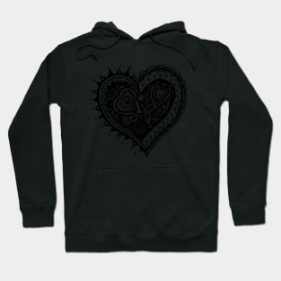 Valentine Heart 2 Aussie Tangle Alternate Options Hoodie